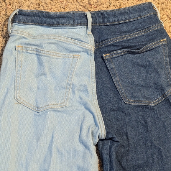 Hollister sz 7 Ultra High Rise Vintage Style Patch Jeans 28/25 Hippie 70's - Picture 4 of 4